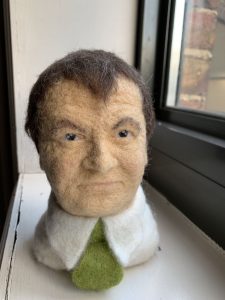 Needle Felted Human Portrait