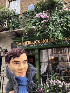 Needle Felted Human Portrait of Benedict Cumberbatch as Sherlock Holmes