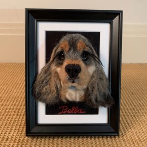 Bella, Needle Felted English Show Cocker Spaniel