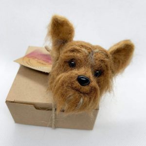 Needle Felted JYorkshire Terrier Pin / Brooch